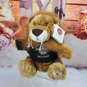 9" NWT Hard Rock Hotel Orlando Lion Plush 2005